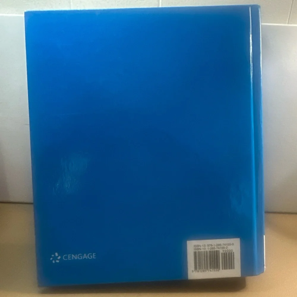 James Stewart Calculus Textbook - Black Cover, Blue BinderE-8334
